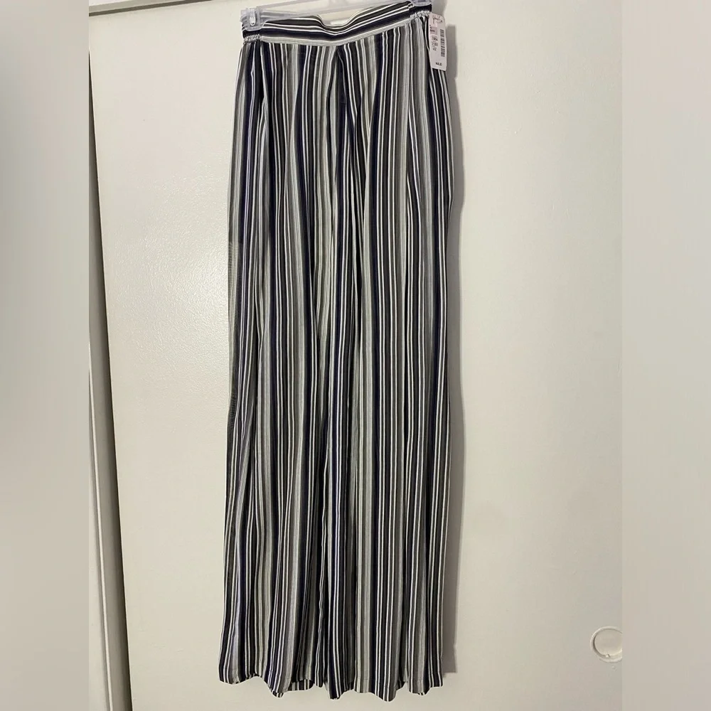 Jones & Co Size 10 90s Flowy Striped Ladies Pants - Picture 5 of 8